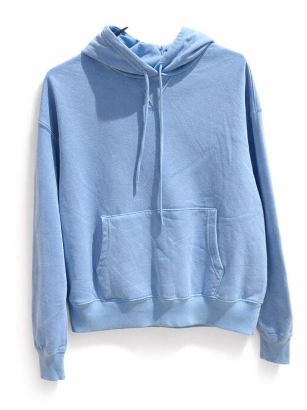 Yogalicious Blue Fleece Hoodie Small Kangaroo Pocket Pullover Sweatshirt